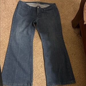 Old Navy Indigo Wide Leg Jeans